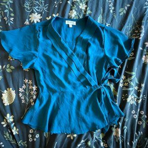 Business casual wrap shirt